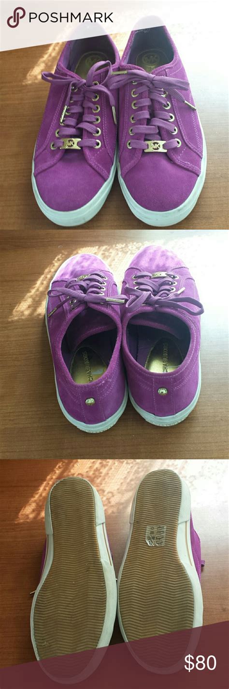 michael kors kid suede violet or lavender or rose 2014|Suede Michael Kors Shoes + FREE SHIPPING .